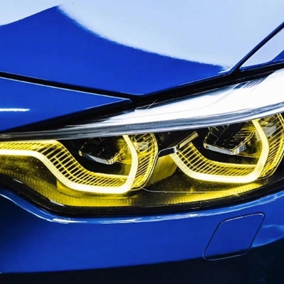 Другие цвета Лимон желтый Ангельские глаза DRL светодиодный фары для BMW F80 M3 F32 F82 M4 F36
