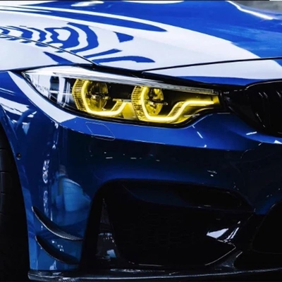 Другие цвета Лимон желтый Ангельские глаза DRL светодиодный фары для BMW F80 M3 F32 F82 M4 F36