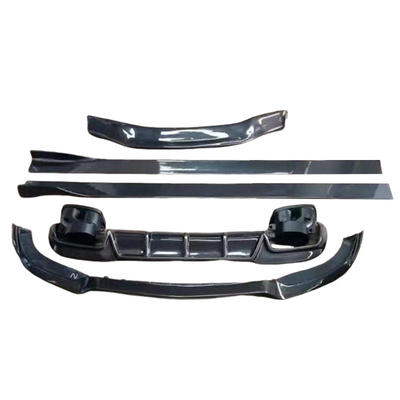 Mercedes Benz E63 W212 2014-2016 Углеродные волокна корпус Kit B стиль Передний губный спойлер