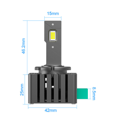G15D D8S Алюминиевые светодиодные фары 70W 8600Lm D1R D2R D3S D4S D5S