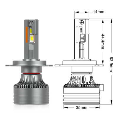 2010-2011 год G16 Super Power 6000K 12V Canbus 48000Lm H4 H8 9005 Автомобильные светодиодные фары с вентилятором