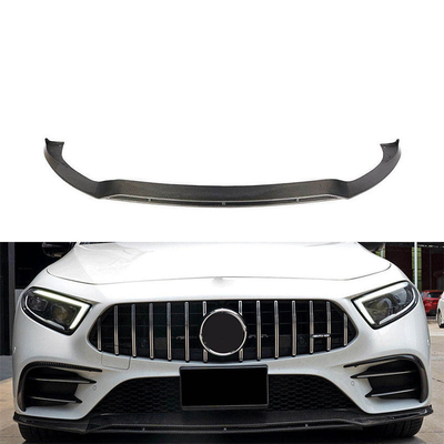 100% проверенные углеродные волокна передний бампер спойлер губа для Mercedes Benz CLS CLS400 Sport
