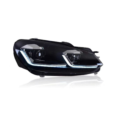 VW Golf 6 светодиодный фары DRL Сигнальная лампа HID Bi Xenon Автоаксессуары 2008-2012