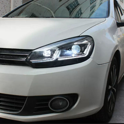 VW Golf 6 светодиодный фары DRL Сигнальная лампа HID Bi Xenon Автоаксессуары 2008-2012