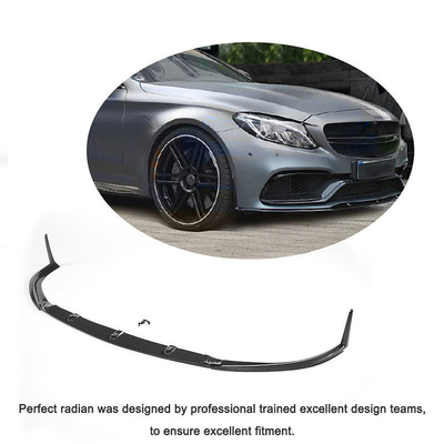 Передний бампер из углеродного волокна Передняя губа для Mercedes Benz C63 AMG 2-дверный 2015-2019 100% протестирован