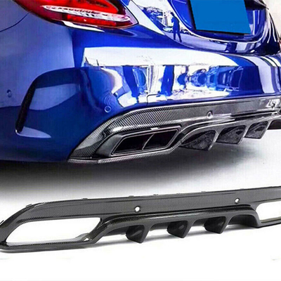 Усовершенствуйте свой Mercedes Benz W205 C250 Sport с диффузором заднего бампера из углеродных волокон