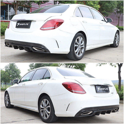 Усовершенствуйте свой Mercedes Benz W205 C250 Sport с диффузором заднего бампера из углеродных волокон
