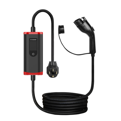 Переносное зарядное устройство IP65 8A-32A регулируемого типа 1 для электромобилей с напряжением 2000 В