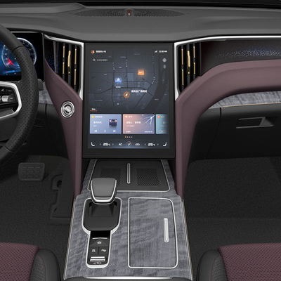 2022 2023 Hongqi Hs7 бензиновый автомобиль с светодиодным дневным светом и передним 4 задним 4 радаром