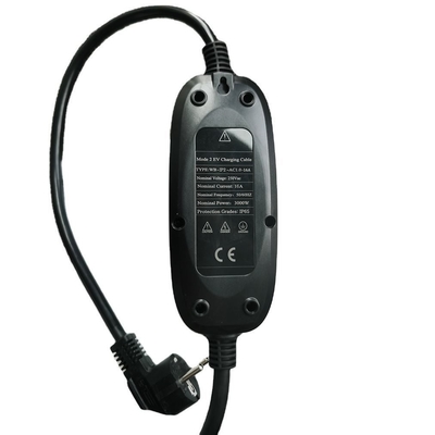 Портативный зарядное устройство для электромобилей режим 2 IEC 62196 Быстрый переменный ток от 8A до 16A для зарядки батареи электромобилей