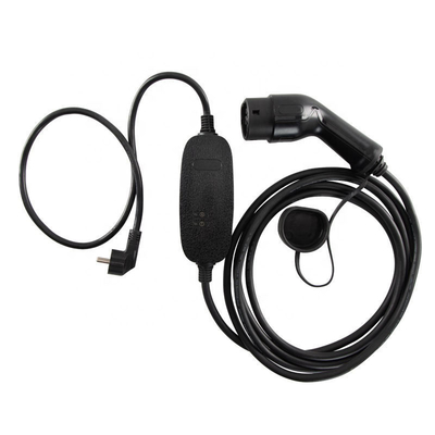 Портативный зарядное устройство для электромобилей режим 2 IEC 62196 Быстрый переменный ток от 8A до 16A для зарядки батареи электромобилей