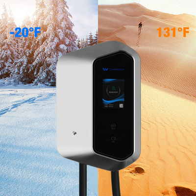 110-240V Входное напряжение 9kw 11kw Type 1 EV Wall Charger с 5M зарядным кабелем TPE Jacket