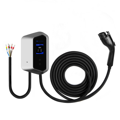 110-240V Входное напряжение 9kw 11kw Type 1 EV Wall Charger с 5M зарядным кабелем TPE Jacket