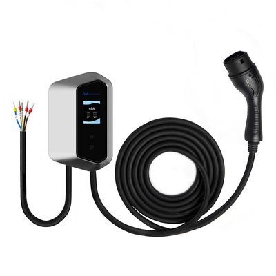 110-240V Входное напряжение 9kw 11kw Type 1 EV Wall Charger с 5M зарядным кабелем TPE Jacket