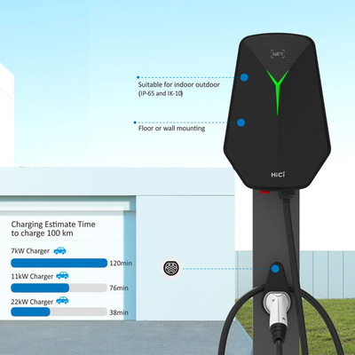 Wallbox Type 2 EV Wall Charger 32A 400V станция зарядки переменного тока точка зарядки 7KW парковка
