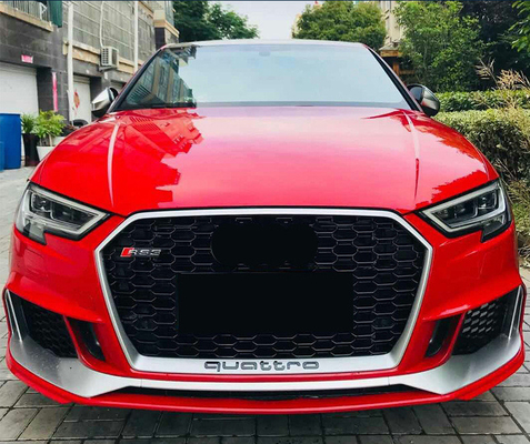 Преобразуйте свой Audi A3 RS3 передний бампер с решеткой для 2009-2013 S3 8P Facelift OE NO