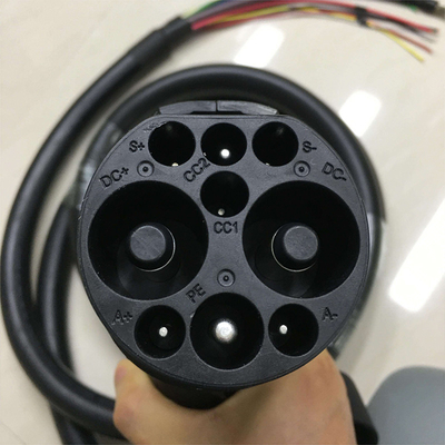 125A 200A GBT Станция быстрой зарядки Включатель IP54 Дисплейный разъем постоянного тока для зарядки электромобилей