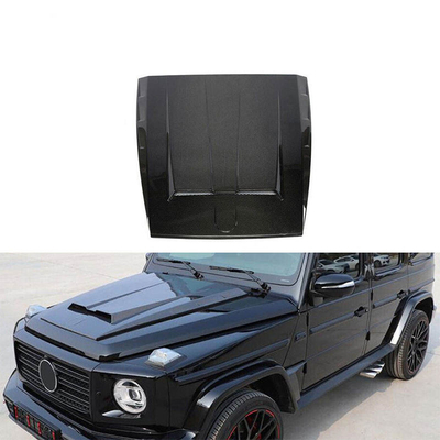 Mercedes-Benz G-Class G500 G550 AMG 2019 глянцевый черный углеродный волокно автомобильный крышка двигателя