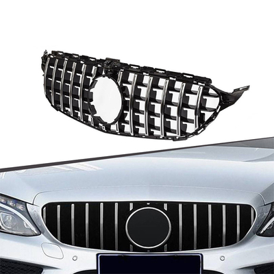 ABS Front Bumper Mesh Grill GT Type Car Front Grille Grill для автомобилей класса C W205 2014-2018 года