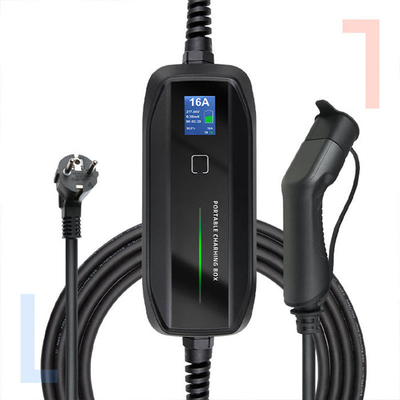 16A портативный зарядное устройство для электромобилей типа 1/типа 2 IP67 подключение легко переносимый зарядное устройство