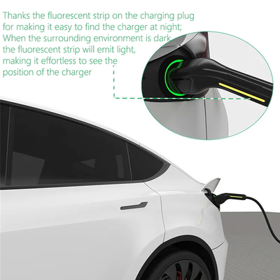 230В AC 32A EVSE 7.4KW J1772 Портативная система зарядки электромобилей типа 1 уровня 2