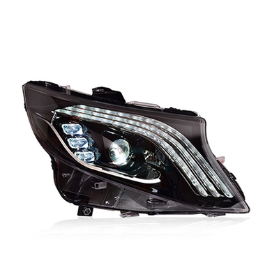 Сборка 12В светодиодных фар для Mercedes-Benz Vito Modified Maybach Style DRL Включена