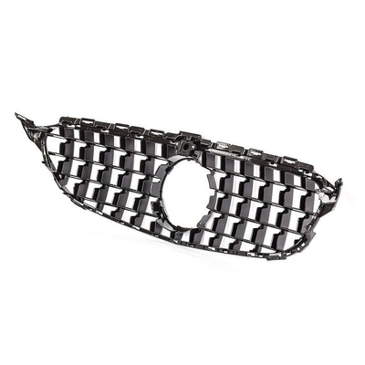 100% протестированный ABS Gloss Black Gt Chrome решетка для Mercedes Benz C-Class W205