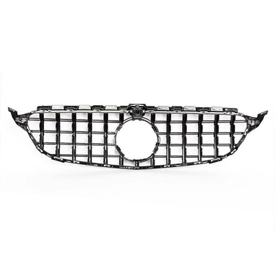 100% протестированный ABS Gloss Black Gt Chrome решетка для Mercedes Benz C-Class W205