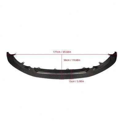 Карбоноволоконный передний бампер передняя губа для BMW M3 M4 F80 F82 F83 2014-2019 GT4 стиль