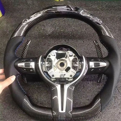 Рулевое колесо из кожи из углеродного волокна для BMW F10 F30 E60 E90 G30 E46 E92