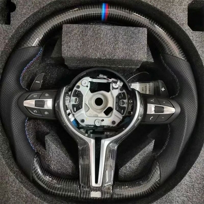 Рулевое колесо из кожи из углеродного волокна для BMW F10 F30 E60 E90 G30 E46 E92