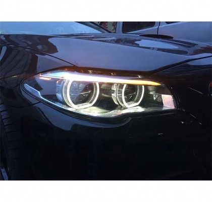 35w Модель автомобиля полный светодиодный фары для BMW F10 F11 F18 2011-2017 Подключение и обновление