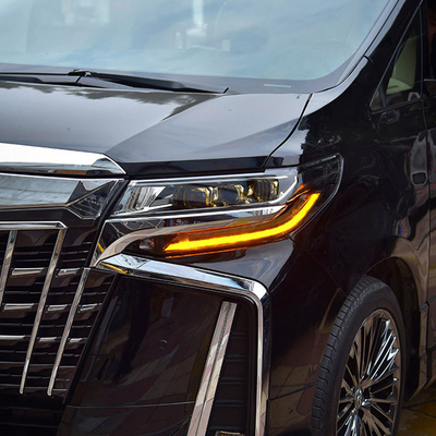 Дизайн светодиодных фары для Toyota Alphard Three Eyes Модифицированный фары 35 Ватт