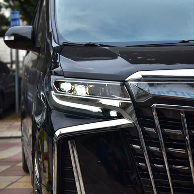 Дизайн светодиодных фары для Toyota Alphard Three Eyes Модифицированный фары 35 Ватт