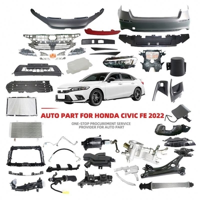 Пластиковая автозапчасть для Honda Civic FE1 FE 11th Gen 2022 2023 Алюминиевый материал