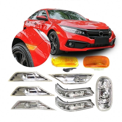Светодиодные боковые маркерные огни, сигнальная лампа поворота для Honda Civic Accord Fit Vezel CRV City 2007-