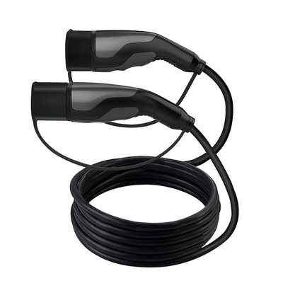 Переносный кабель для зарядки электромобилей типа 2 LEC 62196-2 Type Plug Connector Black