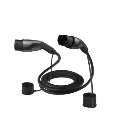 16A Type 2 To Type 2 EV зарядный кабель с 5M TPU Jacket кабелем Спецификация 5x6.0mm2 2x0.5mm2