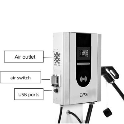 Номинальный ток 0-200A 20Kw Ev зарядное устройство Wallbox зарядное устройство с входным напряжением 380v