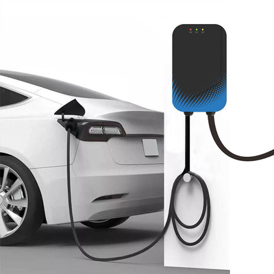 Выходной ток переменного тока 7 кВт 15 кВт 30 кВт Зарядная станция Wallbox Ev с 3,5-дюймовым ЖК-дисплеем