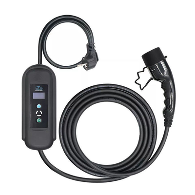 11кВт 380V-400V AC зарядное устройство для электромобилей с регулируемым выходом 16A и ЖК-экраном
