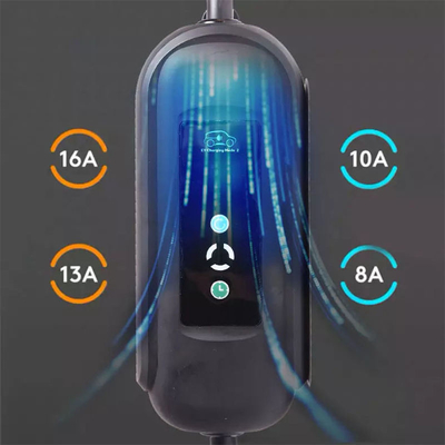 11кВт 380V-400V AC зарядное устройство для электромобилей с регулируемым выходом 16A и ЖК-экраном