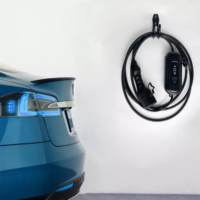 11 кВт портативное электрическое зарядное устройство для автомобилей Evse Ac портативное 8A-10A-13A-16A регулируемое зарядное устройство Ev