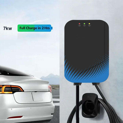 Интерфейс CCS 230V Wallbox 7Kw Коммерческая зарядная станция с дисплеем