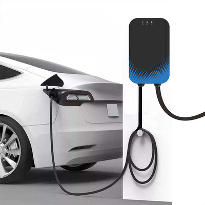 CE сертифицированный зарядное устройство Wallbox EV мощностью 7 kW с аутентификацией пользователя RFID ISO/IEC 14443A/B